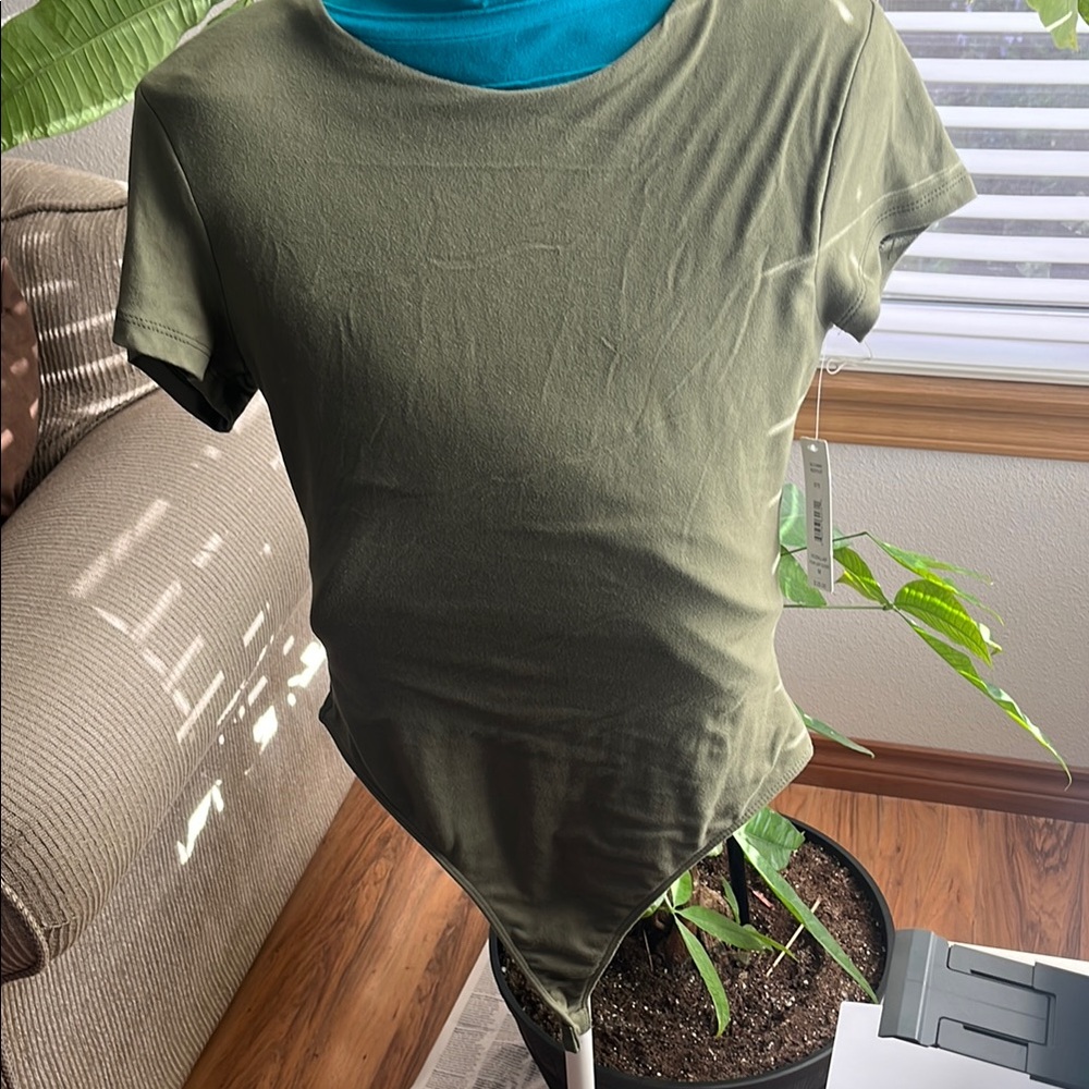Olive Green Women's Bodysuit